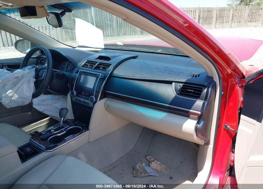 2012 TOYOTA CAMRY XLE V6 VIN: 4T1BK1FK5CU524920