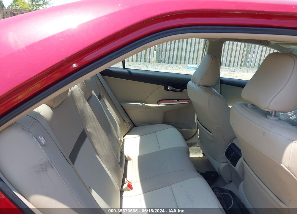 2012 TOYOTA CAMRY XLE V6 VIN: 4T1BK1FK5CU524920