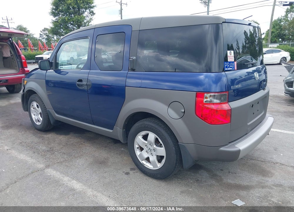 2003 HONDA ELEMENT EX VIN: 5J6YH28593L003905