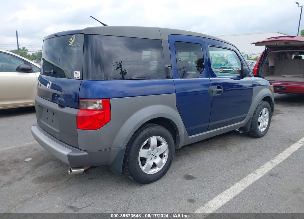 2003 HONDA ELEMENT EX VIN: 5J6YH28593L003905