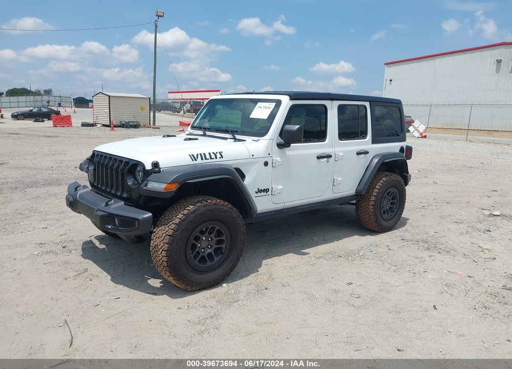 2023 JEEP WRANGLER 4-DOOR WILLYS 4X4 VIN: 1C4HJXDG4PW532729