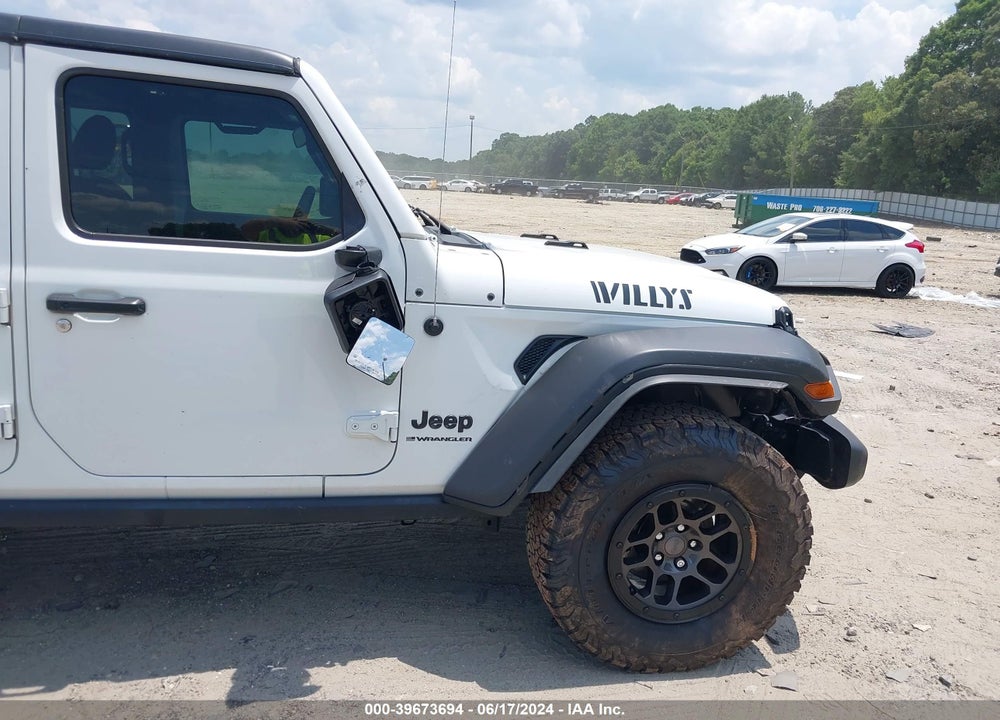 2023 JEEP WRANGLER 4-DOOR WILLYS 4X4 VIN: 1C4HJXDG4PW532729