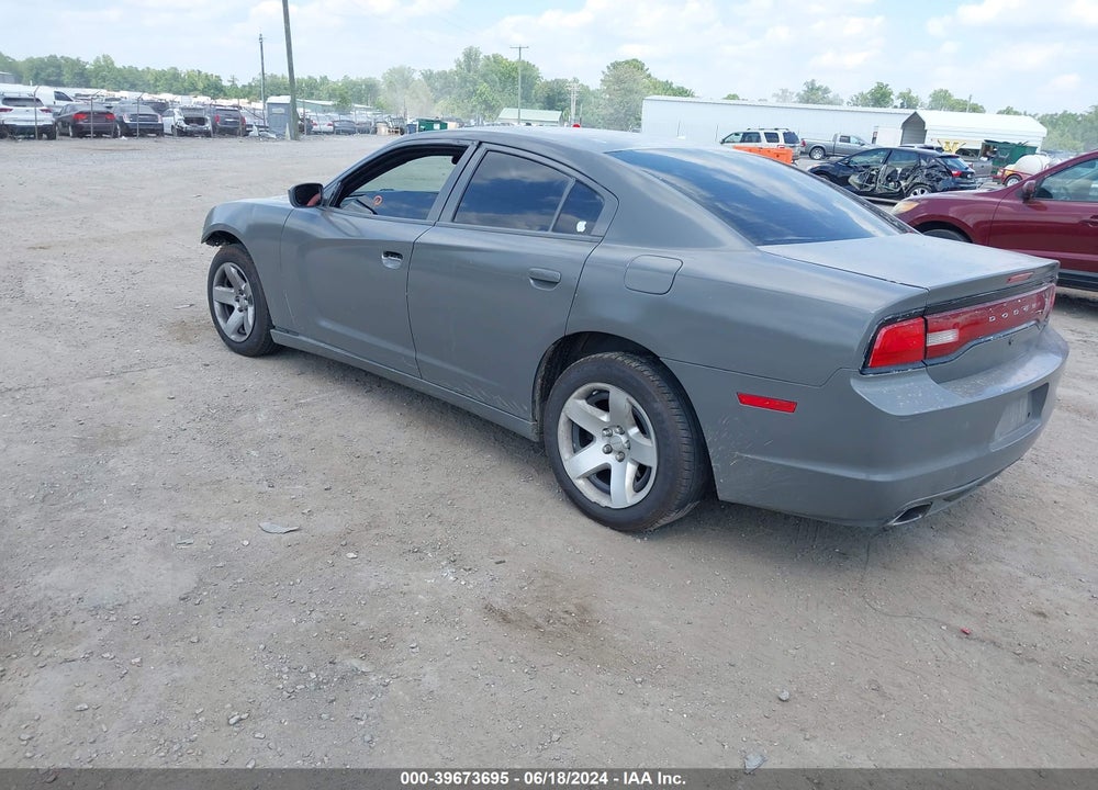 2011 DODGE CHARGER POLICE VIN: 2B3CL1CT9BH600578