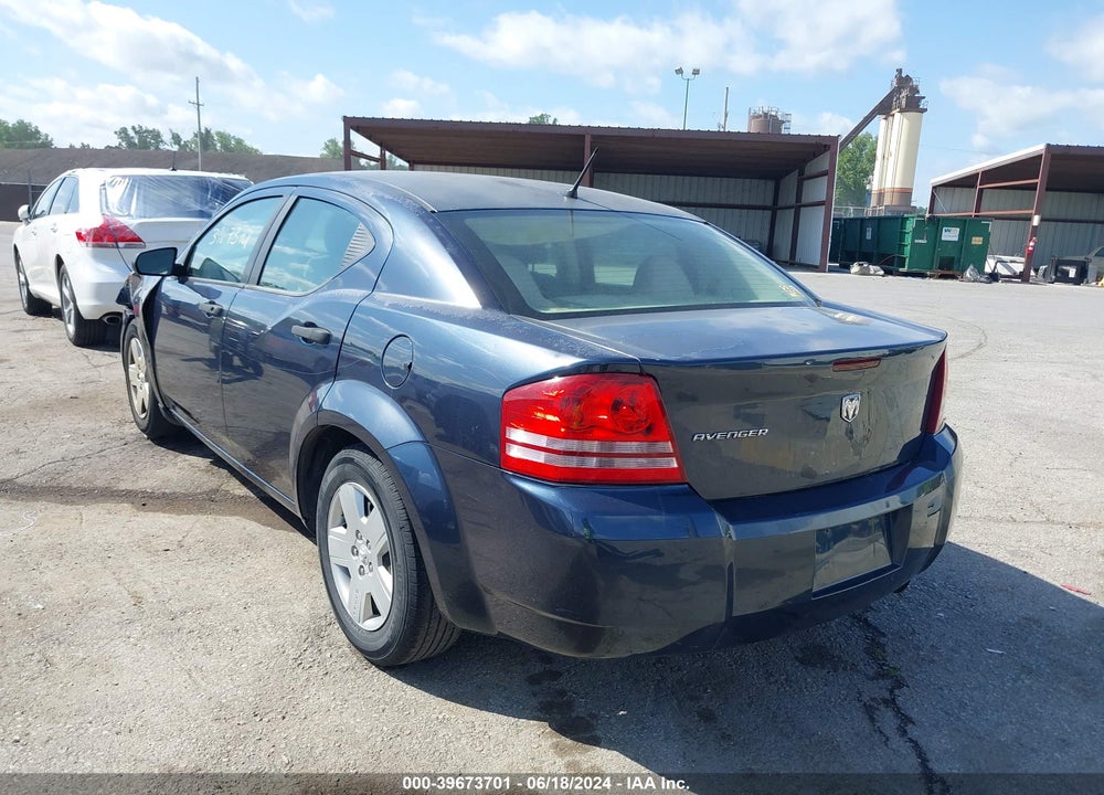 2008 DODGE AVENGER SE VIN: 1B3LC46K08N688859