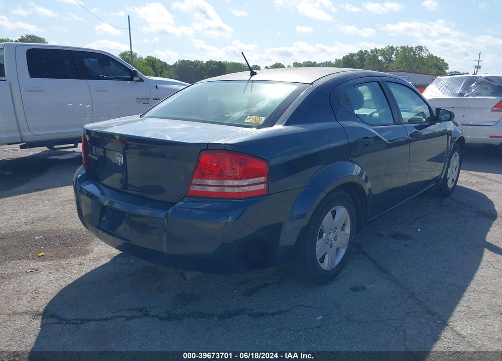 2008 DODGE AVENGER SE VIN: 1B3LC46K08N688859