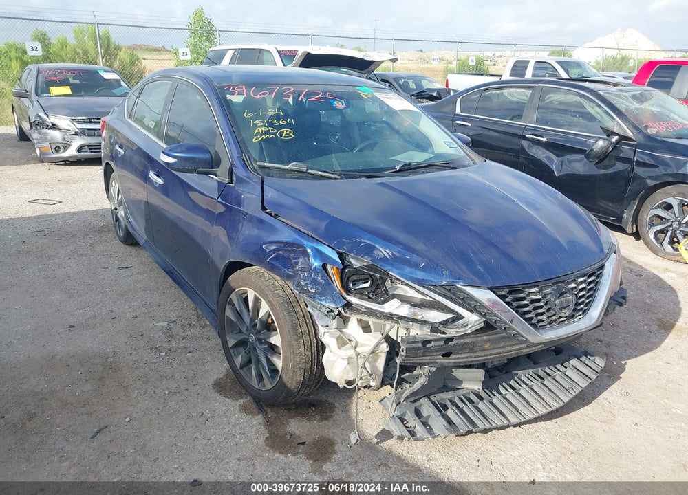 2017 NISSAN SENTRA SR TURBO VIN: 3N1CB7AP9HY229065
