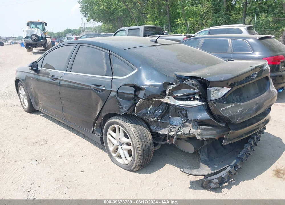 2016 FORD FUSION SE VIN: 1FA6P0H76G5112215