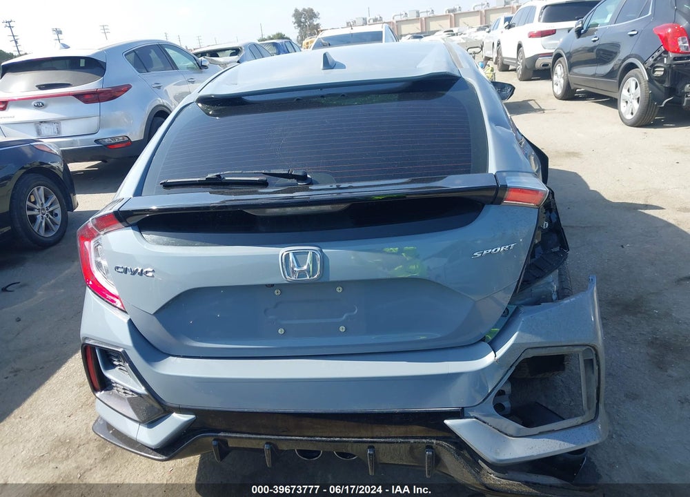 2021 HONDA CIVIC SPORT VIN: SHHFK7H42MU413015