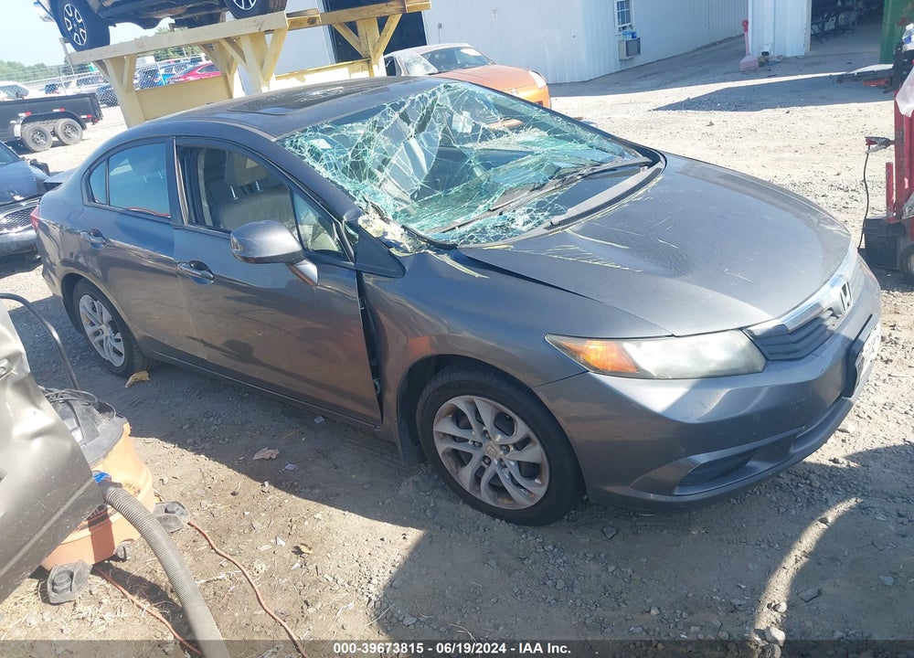 2012 HONDA CIVIC EX-L VIN: 2HGFB2F96CH551816