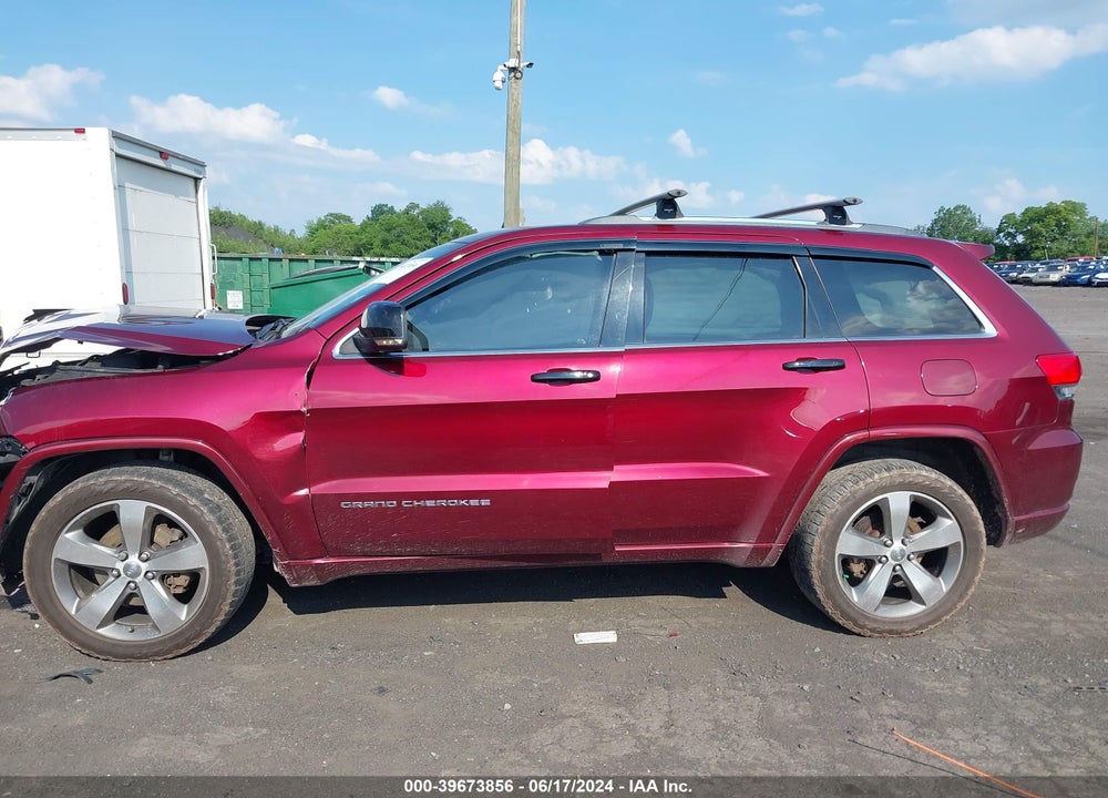 2016 JEEP GRAND CHEROKEE OVERLAND VIN: 1C4RJFCG7GC454481