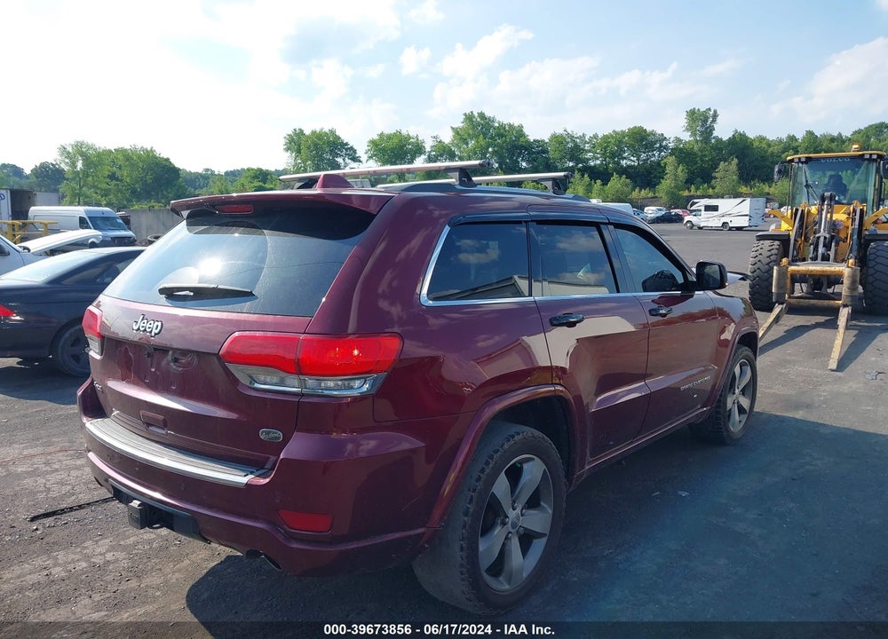 2016 JEEP GRAND CHEROKEE OVERLAND VIN: 1C4RJFCG7GC454481