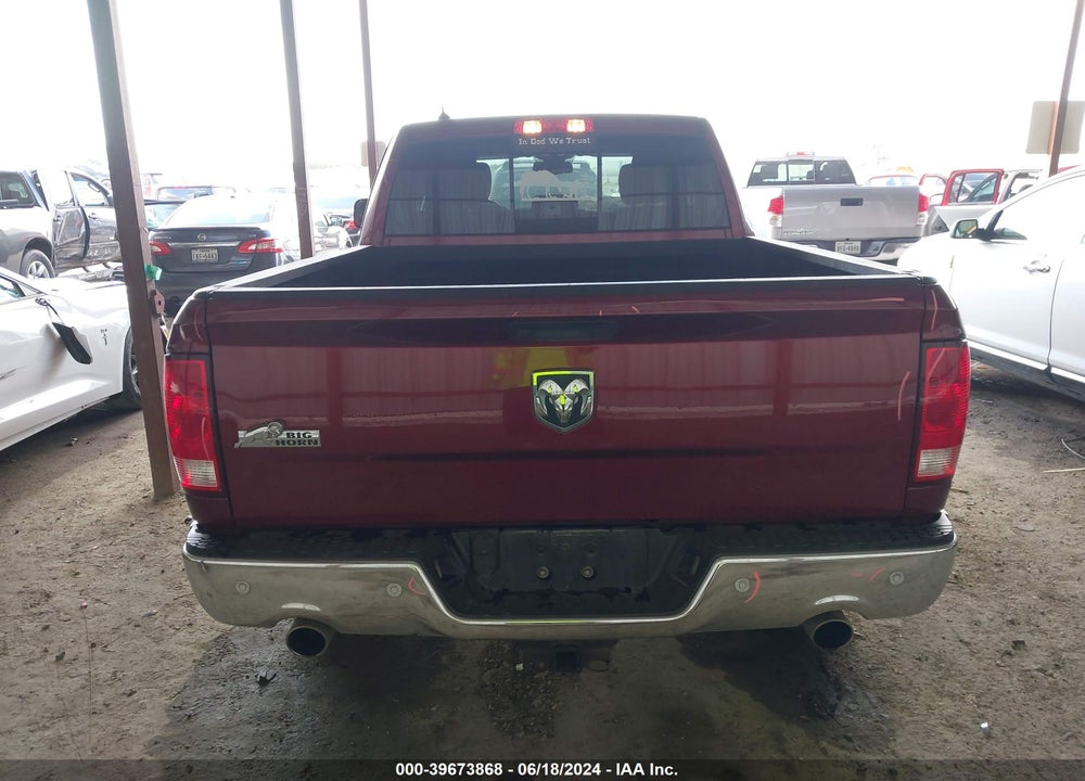 2019 RAM 1500 CLASSIC BIG HORN QUAD CAB 4X2 6'4 BOX VIN: 1C6RR6GTXKS516171