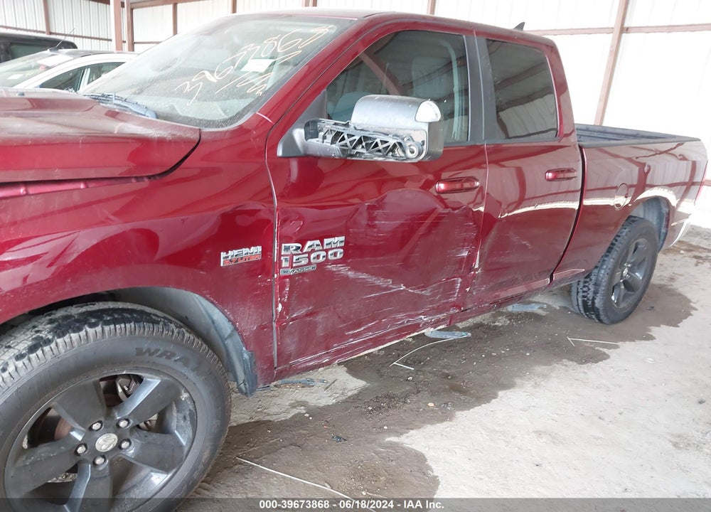 2019 RAM 1500 CLASSIC BIG HORN QUAD CAB 4X2 6'4 BOX VIN: 1C6RR6GTXKS516171