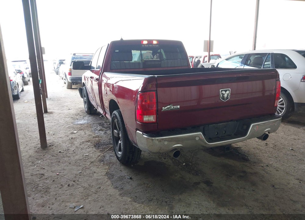 2019 RAM 1500 CLASSIC BIG HORN QUAD CAB 4X2 6'4 BOX VIN: 1C6RR6GTXKS516171