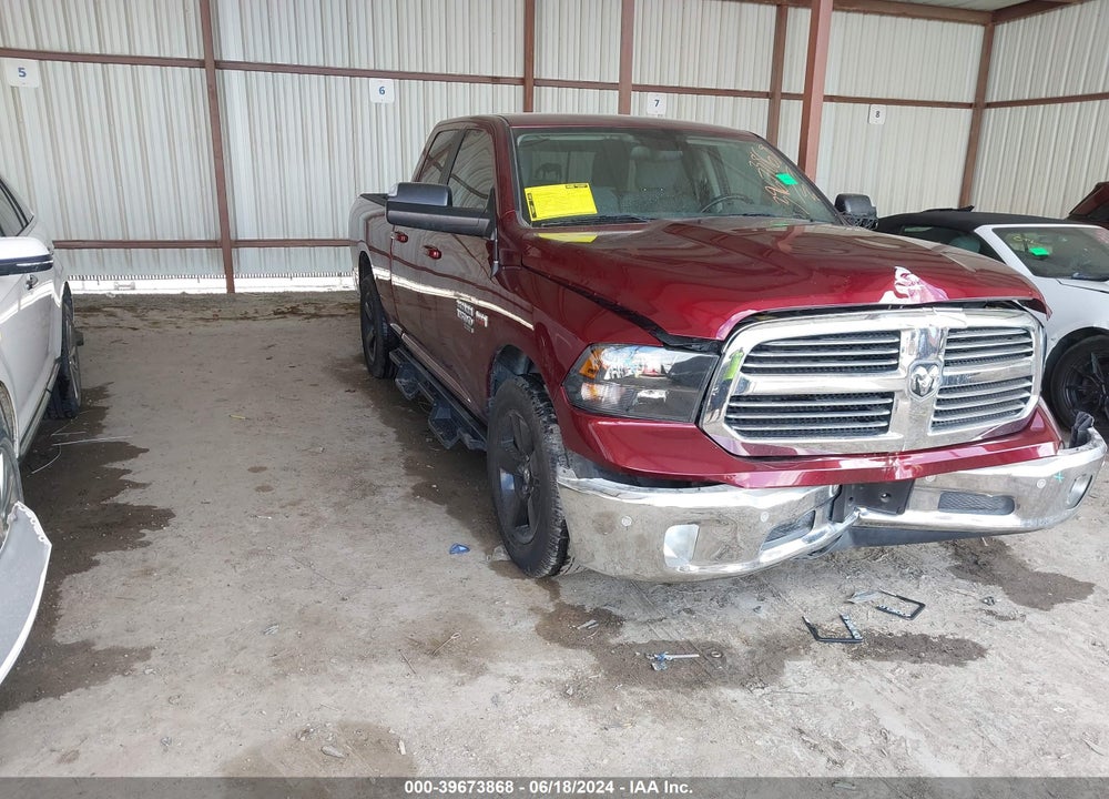 2019 RAM 1500 CLASSIC BIG HORN QUAD CAB 4X2 6'4 BOX VIN: 1C6RR6GTXKS516171