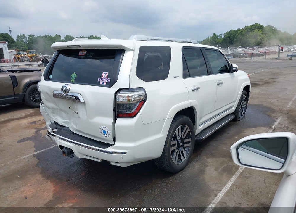 2016 TOYOTA 4RUNNER LIMITED VIN: JTEBU5JR2G5336099