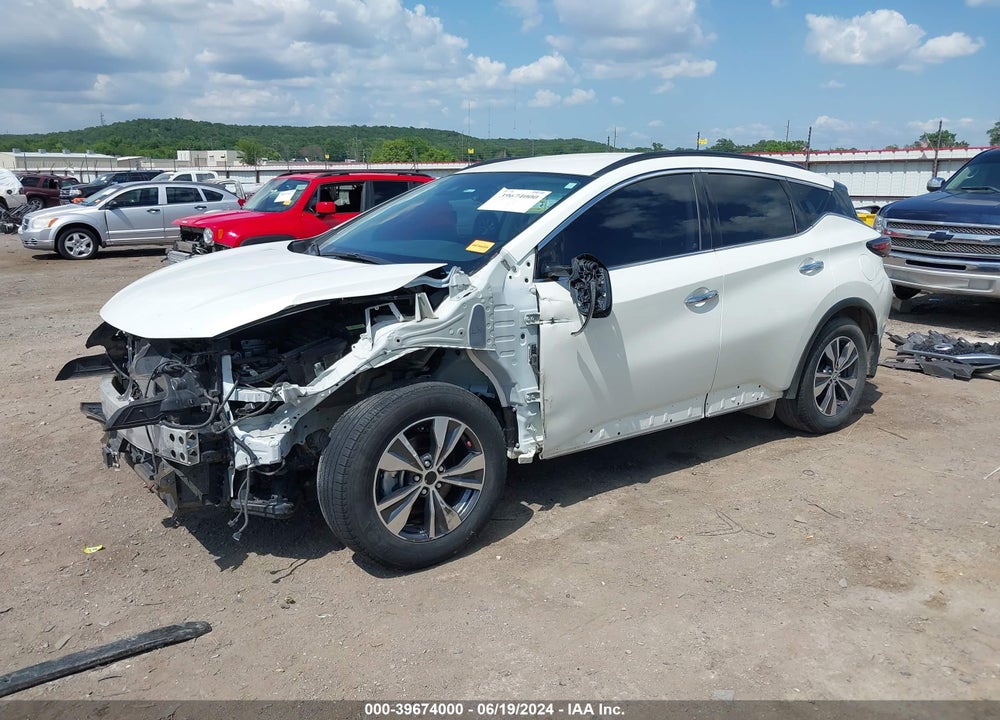 2021 NISSAN MURANO SV FWD VIN: 5N1AZ2BJ8MC133276
