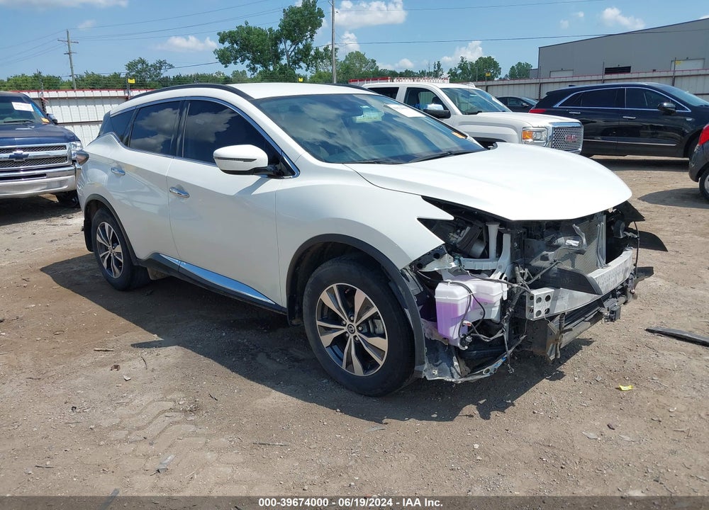 2021 NISSAN MURANO SV FWD VIN: 5N1AZ2BJ8MC133276