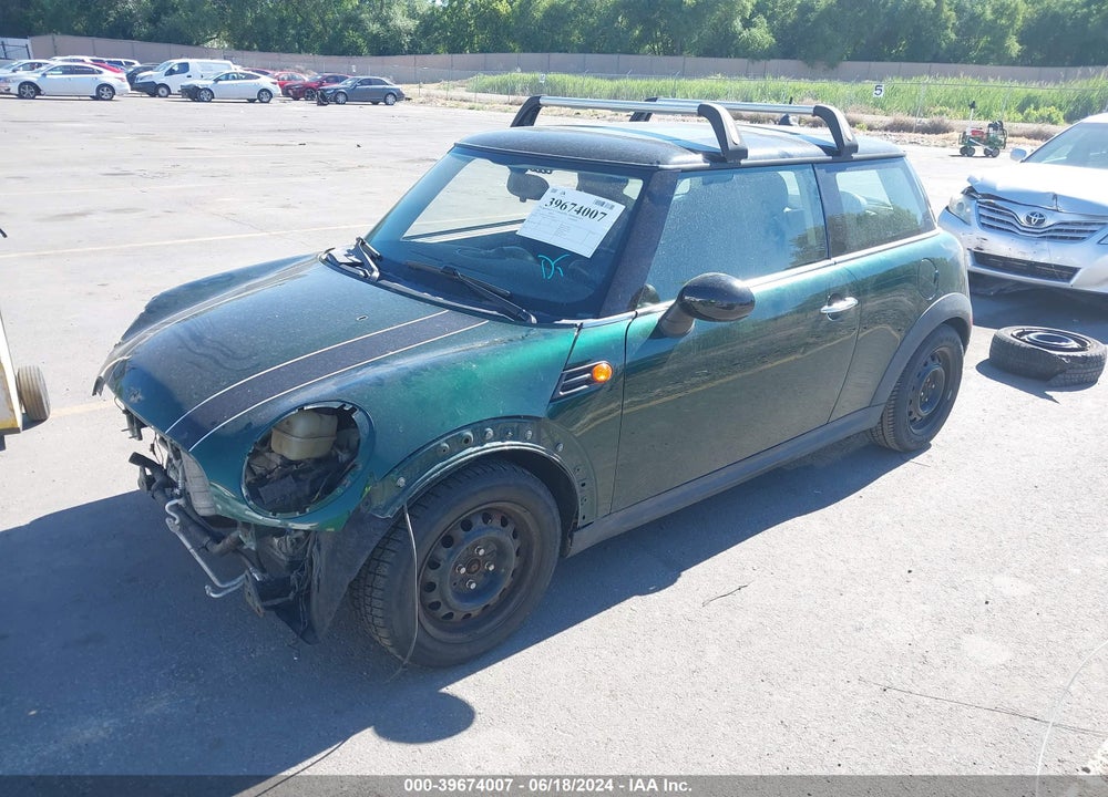 2012 MINI COOPER VIN: WMWSU3C5XCT259391
