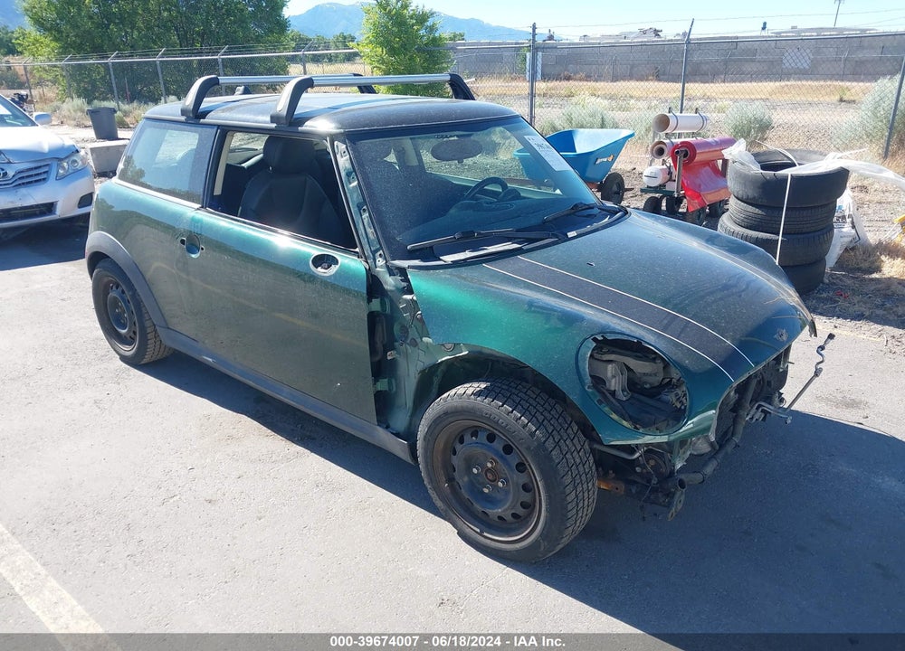 2012 MINI COOPER VIN: WMWSU3C5XCT259391
