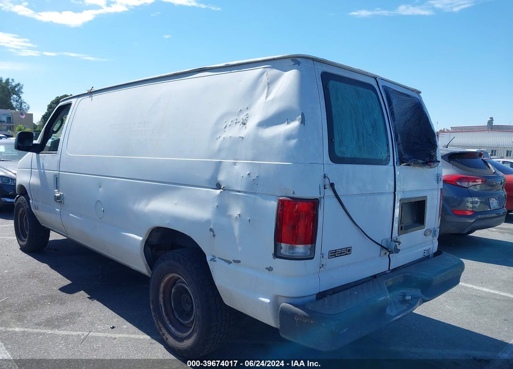 2003 FORD ECONOLINE E250 VAN VIN: 1FTNE24L23HA32333