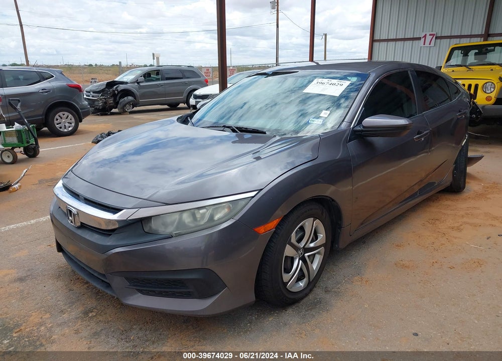 2016 HONDA CIVIC LX VIN: 19XFC2F54GE201952