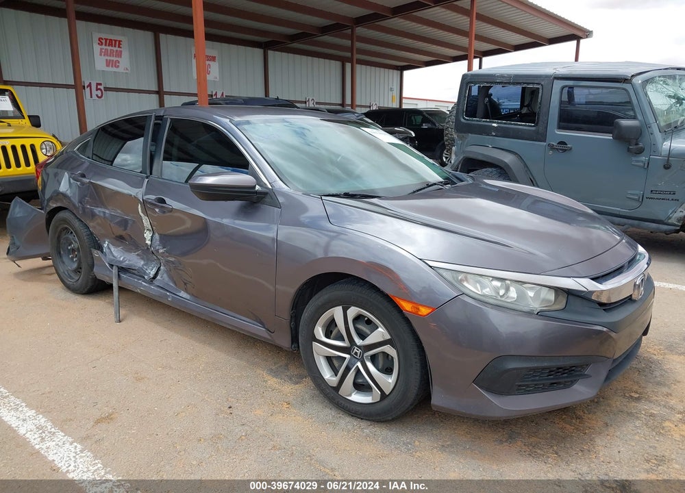2016 HONDA CIVIC LX VIN: 19XFC2F54GE201952