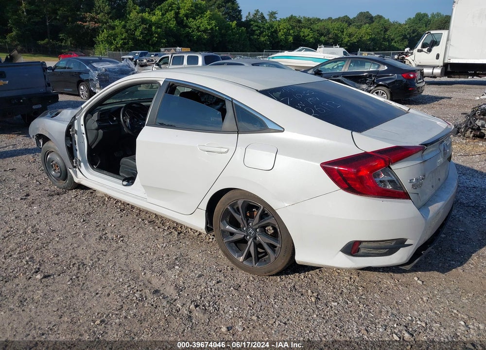 2020 HONDA CIVIC VIN: 19XFC2F89LE001721