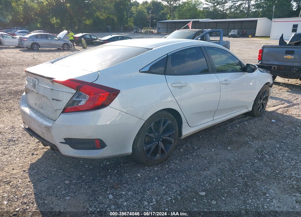 2020 HONDA CIVIC VIN: 19XFC2F89LE001721