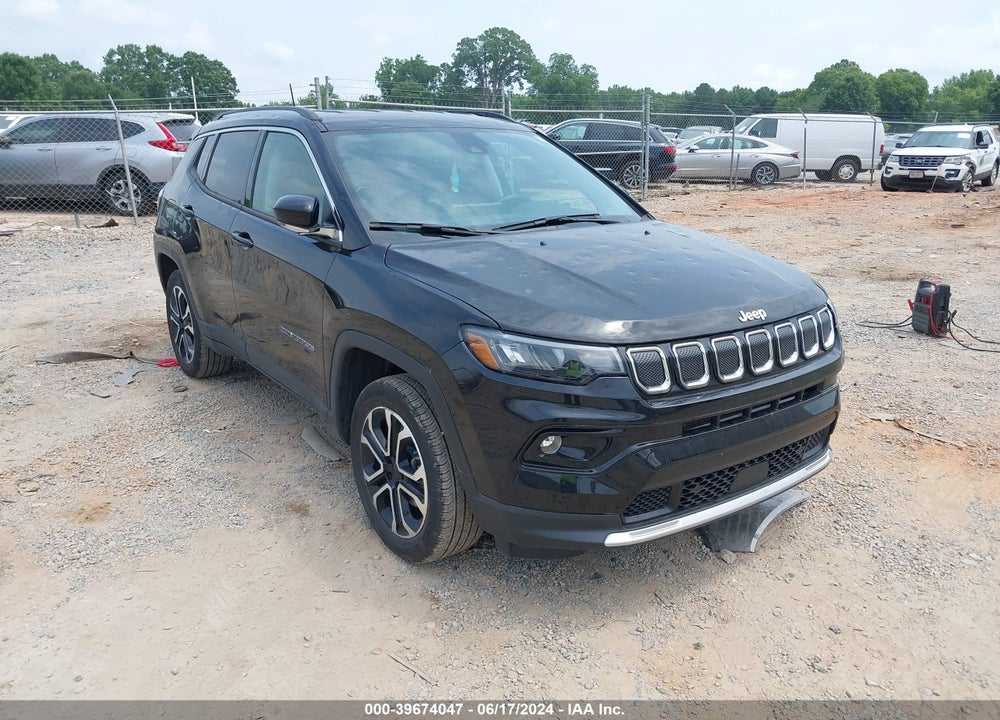 2022 JEEP COMPASS LIMITED 4X4 VIN: 3C4NJDCBXNT151672