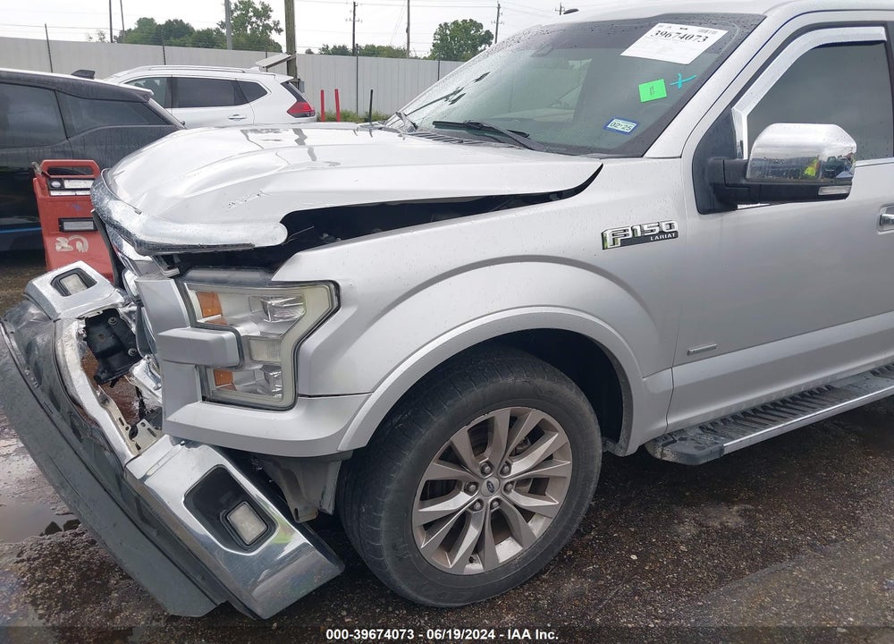 2016 FORD F-150 LARIAT VIN: 1FTEW1CG6GKF16770