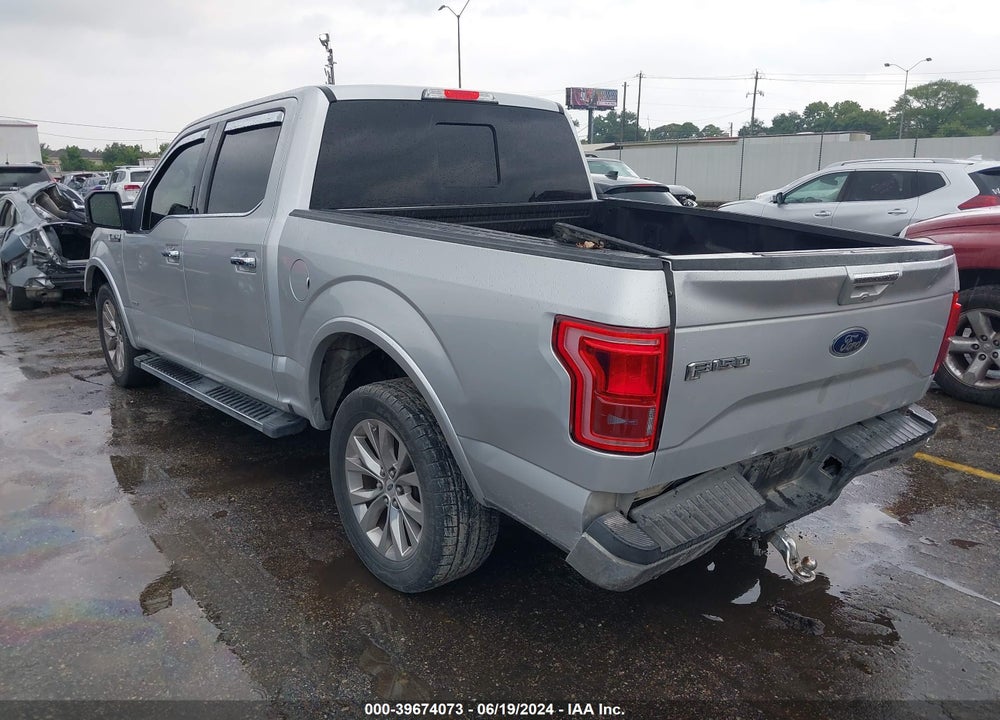 2016 FORD F-150 LARIAT VIN: 1FTEW1CG6GKF16770