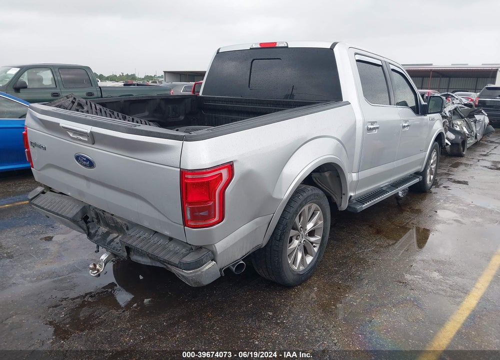 2016 FORD F-150 LARIAT VIN: 1FTEW1CG6GKF16770