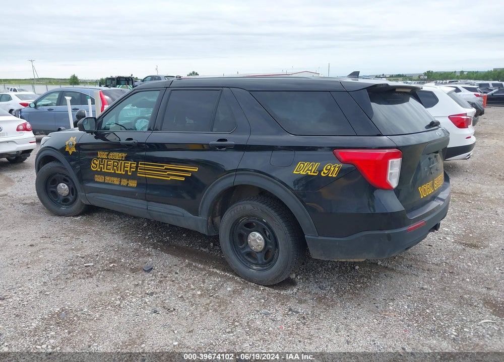 2020 FORD POLICE INTERCEPTOR UTILITY VIN: 1FM5K8AB0LGA71396