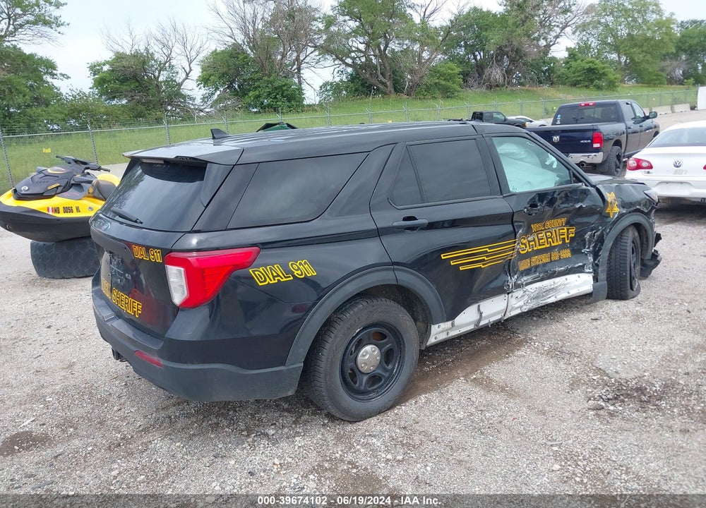 2020 FORD POLICE INTERCEPTOR UTILITY VIN: 1FM5K8AB0LGA71396