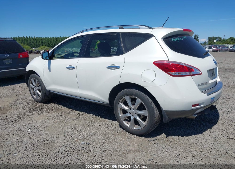 2013 NISSAN MURANO LE VIN: JN8AZ1MW4DW303269