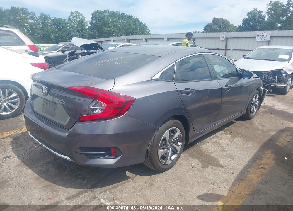 2019 HONDA CIVIC LX VIN: 19XFC2F68KE028776
