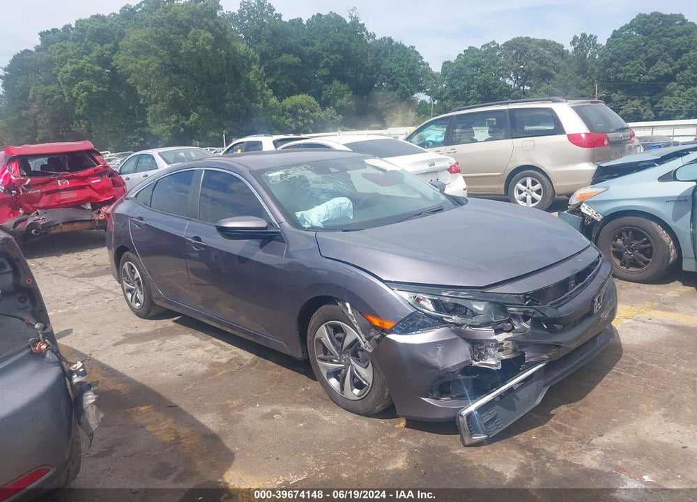 2019 HONDA CIVIC LX VIN: 19XFC2F68KE028776