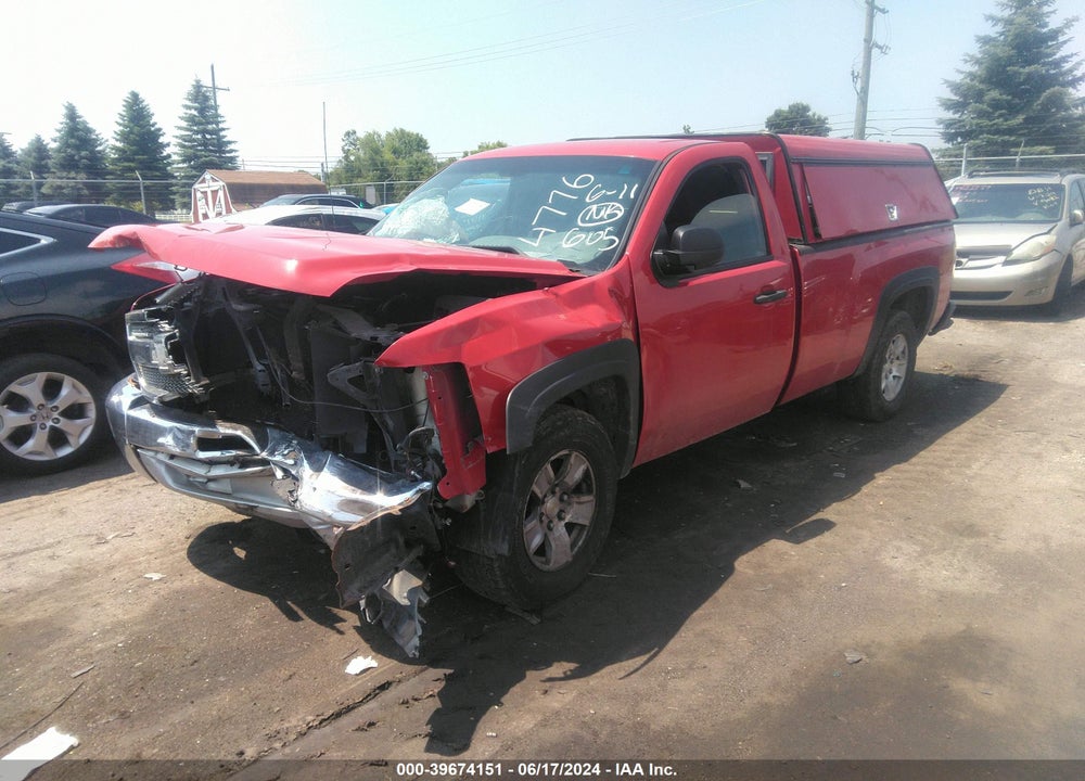 2012 CHEVROLET SILVERADO 1500 WORK TRUCK VIN: 1GCNCPEX3CZ334776