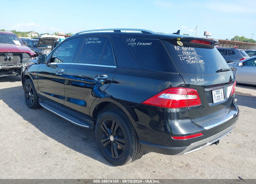 2014 MERCEDES-BENZ ML 350 VIN: 4JGDA5JB0EA289986