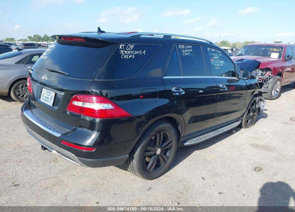 2014 MERCEDES-BENZ ML 350 VIN: 4JGDA5JB0EA289986