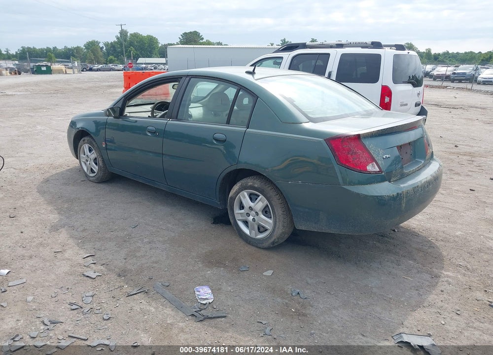 2007 SATURN ION 2 VIN: 1G8AJ55F27Z101293