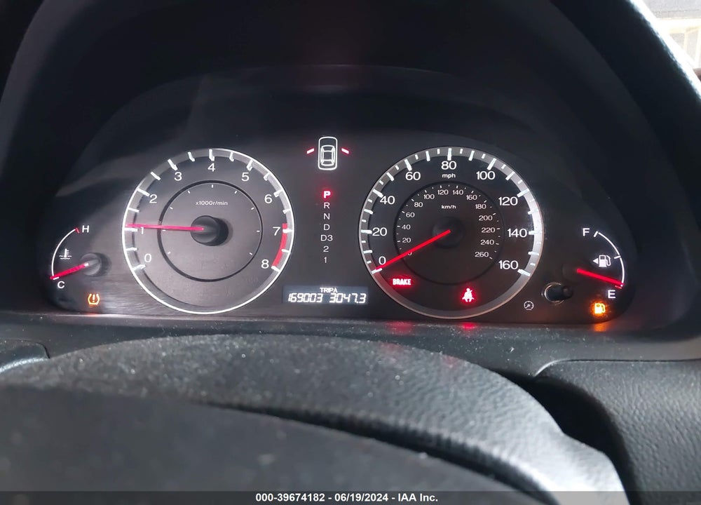 2012 HONDA ACCORD 2.4 LX-P VIN: 1HGCP2F4XCA155105
