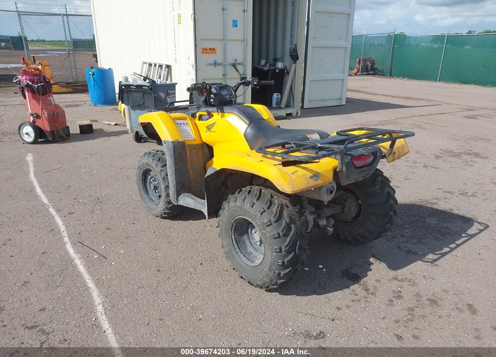 2015 HONDA TRX420 FA VIN: 1HFTE4147F4101406