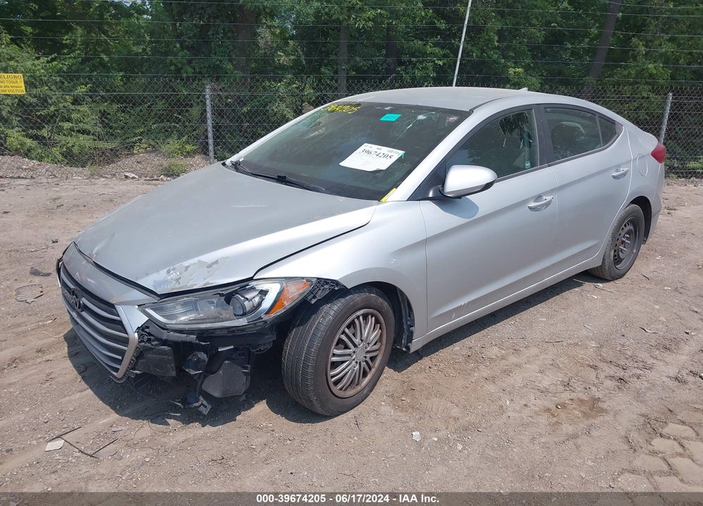 2017 HYUNDAI ELANTRA SE VIN: 5NPD74LF1HH163727