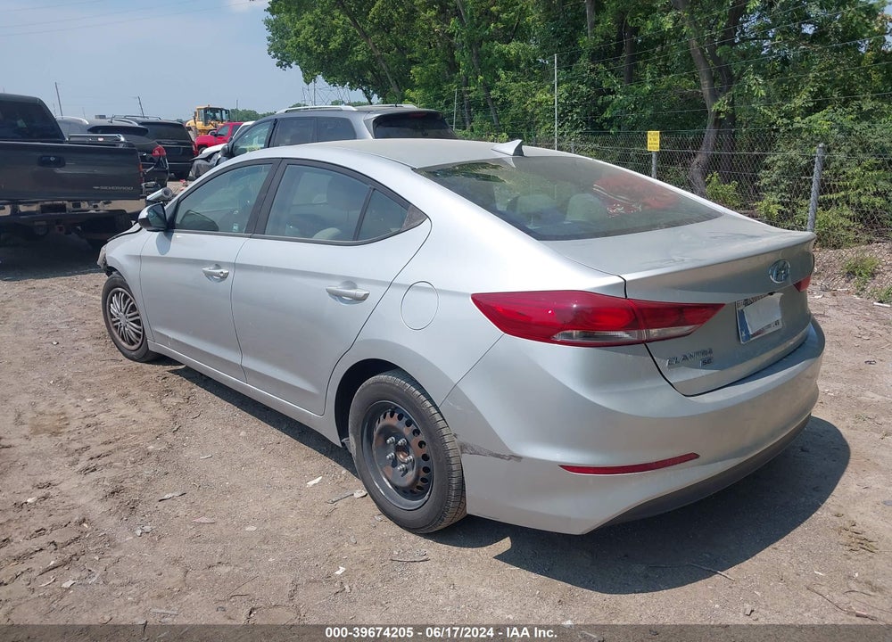 2017 HYUNDAI ELANTRA SE VIN: 5NPD74LF1HH163727