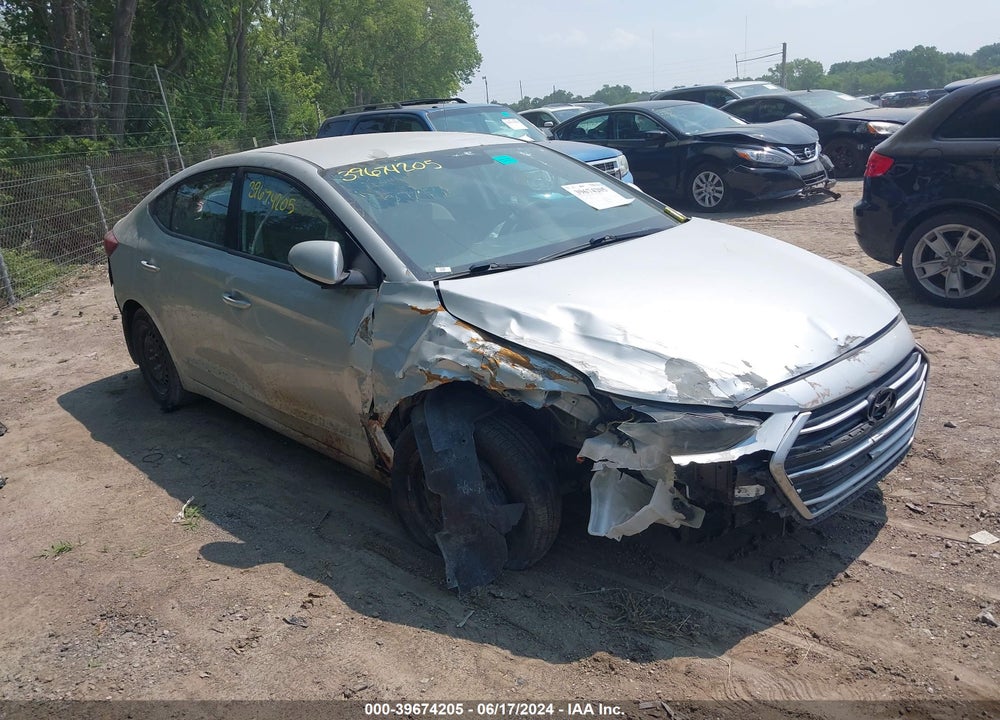 2017 HYUNDAI ELANTRA SE VIN: 5NPD74LF1HH163727