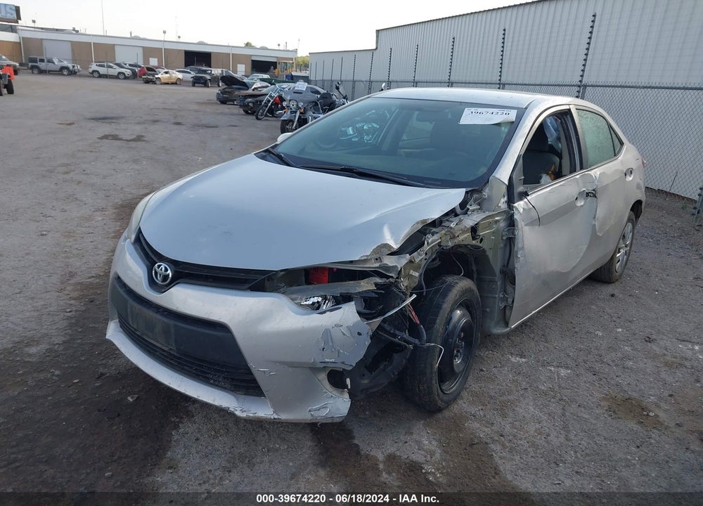 2015 TOYOTA COROLLA L VIN: 5YFBURHE8FP318349