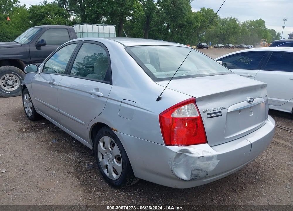 2006 KIA SPECTRA EX/LX/SX VIN: KNAFE121165367800