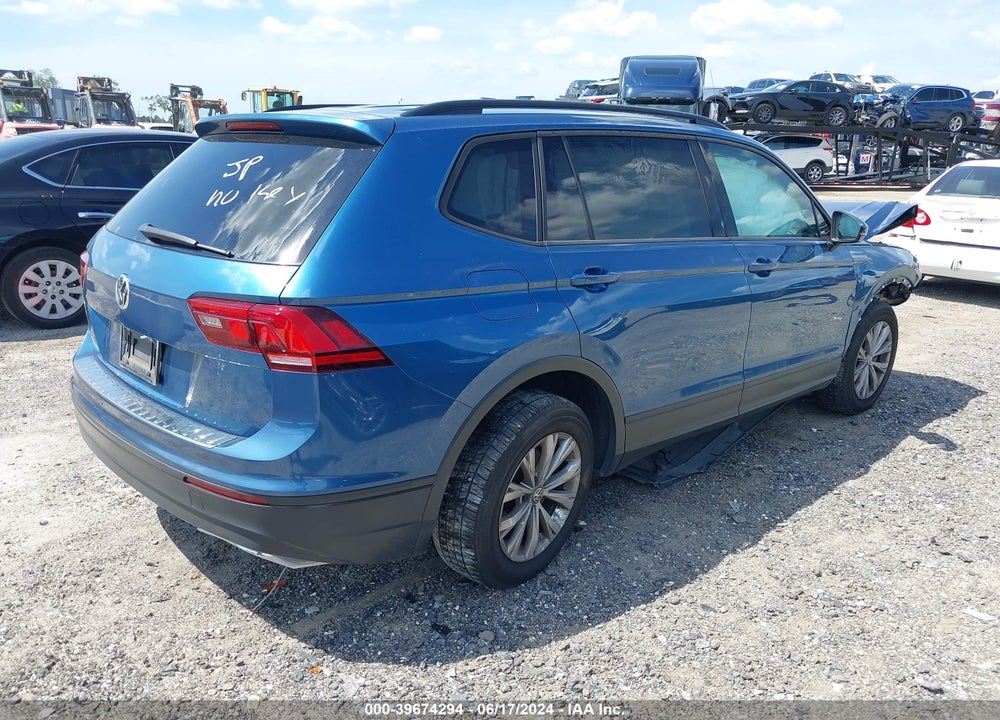 2019 VOLKSWAGEN TIGUAN 2.0T S VIN: 3VV1B7AX7KM155763